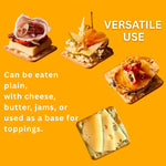 Cream Crackers Original – Classic Crisp & Light Snack Biscuits, 8 Packs per Box, Pack of 2