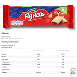 McVities Fruit Fig Rolls Biscuits Pack of 3, 200g