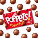Poppets Milk Chocolate Chewy Toffee Pack of 6, 39g