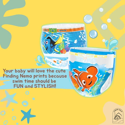 Huggies Little Swimmers Swim Pants for Babies Size 3-4 (10-17 kg) 12 Swim Pants Pack of 2