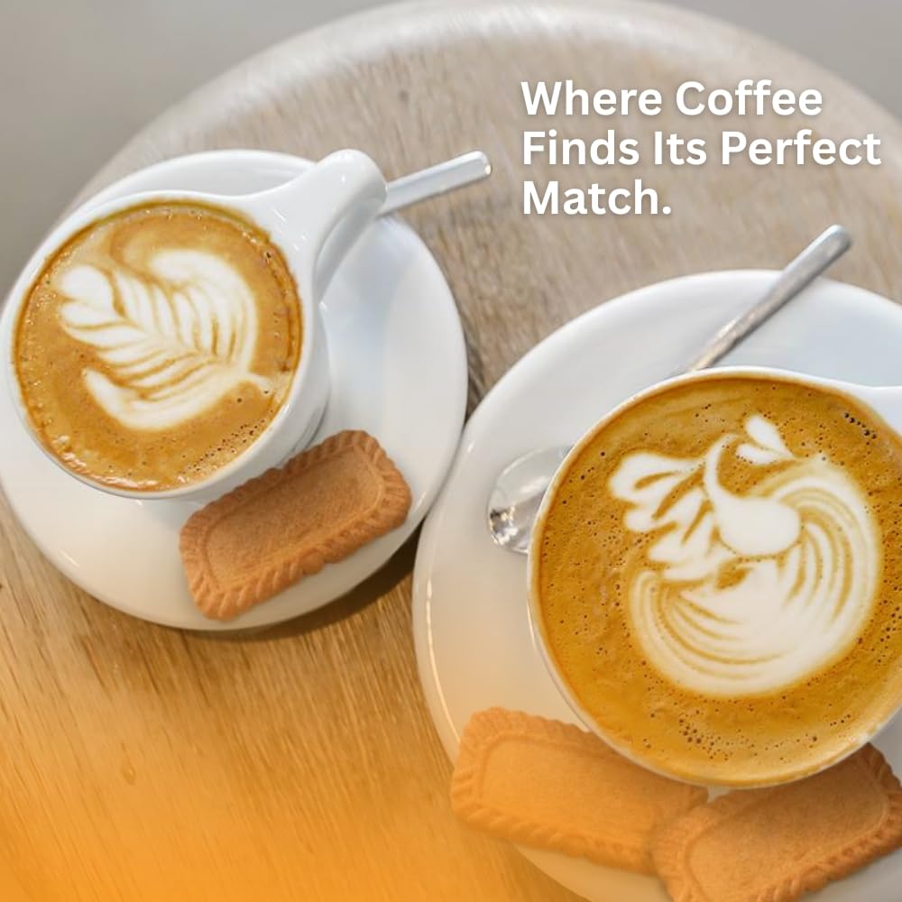 Caramel Biscuit Bundle – European-Style Coffee Cookie Treat – Caramelised Biscuits 250g (6-Pack)