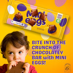 Cadburry Chocolate Bar Tablet With Micro Mini Eggs 110g, Pack of 2
