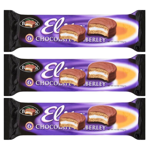 Milk Chocolate-Coated Soft Ginger Biscuit with Marshmallow Filling – 132g, Pack of 3 – Perfect Snack for Sharing