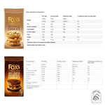 Foxs Cookie Selection - Half Coated Chunkie 175g, Triple Chunkie 180g, Milk Chunkie 180g, White Chunkie Cookie 180g, Pack of 4