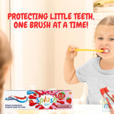 Kids Toothpaste Splash 50ml | Cavity Protection for Ages 3-8, Enamel Strengthening, Gentle Formula with Fun Flavor (Pack of 3)