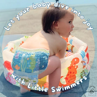Huggies Little Swimmers Swim Pants for Babies Size 3-4 (10-17 kg) 12 Swim Pants Pack of 2