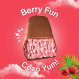 Raspberry Coconut Ruffle Bars – 5-Piece Treat Pack (4 Packs Total)