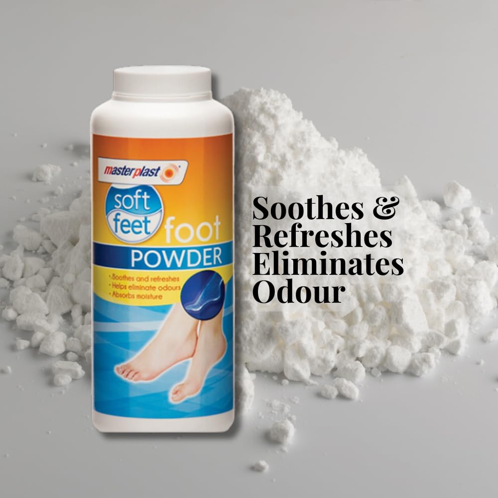 Foot Powder Talc Soothes Refreshes Eliminates Odour Soft Feet - 170g, Pack of 2