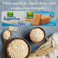 Gullon Sugar-Free Fibre Biscuit Vegetarian Pack of 3, 170g - product image 3