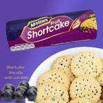 McVities' Fiery Ginger Nuts Cookies, 250g & Fruity Shortcake Biscuits, 200g (Pack of 4)