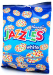 Jazzles & Chocolate White Mice Party Bundle 3 x Large 140g Bags of Hannah's Candy Sweets from Kingdom Supplies Milk & White Choc