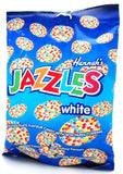 Jazzles & Chocolate White Mice Party Bundle 3 x Large 140g Bags of Hannah's Candy Sweets from Kingdom Supplies Milk & White Choc