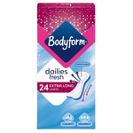 Bodyform Extra Protection 24 Long Super Absorbent Liners Case of 4