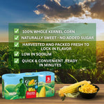 Canned-Corn Niblets Naturally Sweet – 3 x 198g, No Added Sugar, Crisp & Juicy, Ready to Eat!