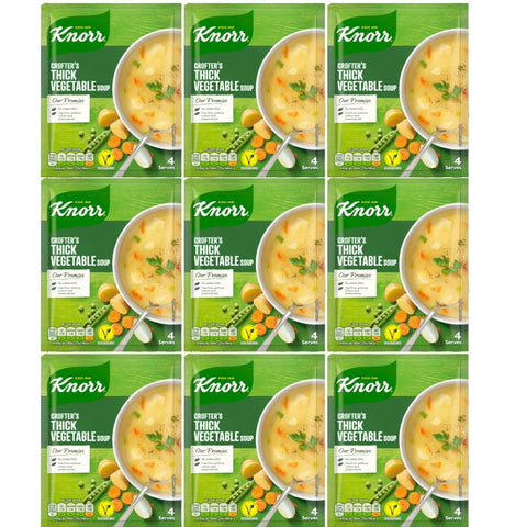 Knorr Crofter's Thick Vegetable Soup - 9 x 75g