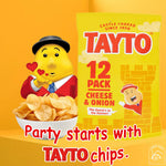 Assorted Crisp Snacks, Cheese & Onion Pack of 2, 25g