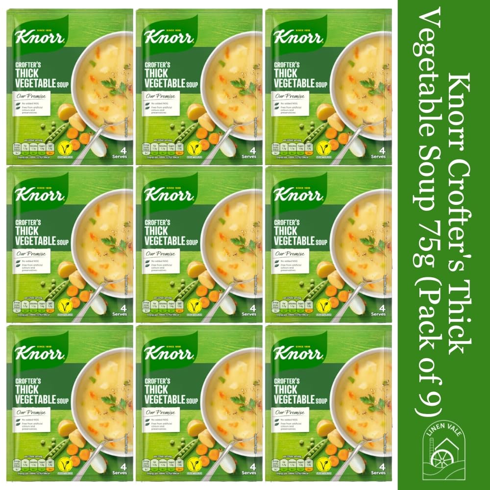 Knorr Crofter's Thick Vegetable Soup - 9 x 75g
