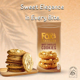 Foxs Cookie Selection - Half Coated Chunkie 175g, Triple Chunkie 180g, Milk Chunkie 180g, White Chunkie Cookie 180g, Pack of 4