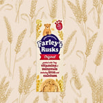 Golden Baked Goodness with Farley's Rusks Orignal Rich in Vitamins & Minerals including Iron and Calcium | Baby Cookies for 4 Months Onwards 9pcs x 3 Packs
