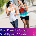 Always Dailies Large Pantyliners, 2 Packs of 46, 92 in Total, Up to 100% Odor Control, Daily Freshness, Feminine Hygiene Protection, Enhanced Absorbency, Comfort Inlay, Stay Fresh Throughout The Day