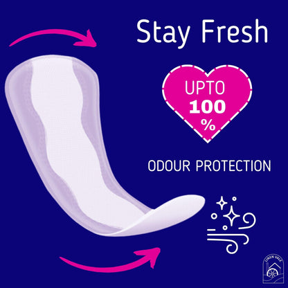 Always Dailies Large Pantyliners, 2 Packs of 46, 92 in Total, Up to 100% Odor Control, Daily Freshness, Feminine Hygiene Protection, Enhanced Absorbency, Comfort Inlay, Stay Fresh Throughout The Day