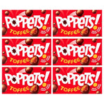 Poppets Milk Chocolate Chewy Toffee Pack of 6, 39g