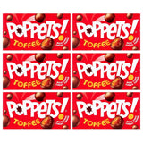 Poppets Milk Chocolate Chewy Toffee Pack of 6, 39g