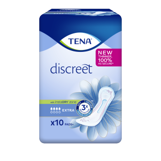Tena Lady Extra Incontinence Pads 10 Pack | Bladder Weakness Pads