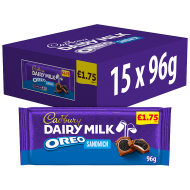 Cadbury Dairy Milk Oreo Sandwich Bar 96g