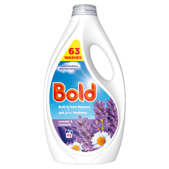 Bold Washing Liquid Lavender 63 Wash | Washing Pods & Liquid