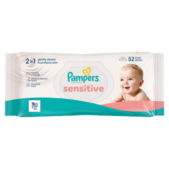 Pampers Sensitive Baby Wipes 52 Pack | Baby Wipes
