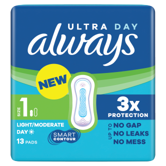 Always Ultra Normal Sanitary Towels 13 Pack | Wings