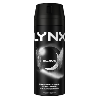 Lynx Black Body Spray 150ml | Body Spray