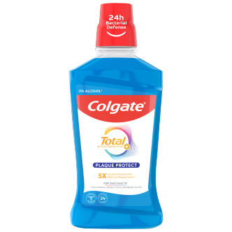 Colgate Total Peppermint Mouthwash 500ml | Alcohol Free Mouthwash