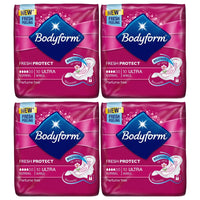 Bodyform Fresh Protect Ultra Normal Pads with Wings 10's - Pack of 4