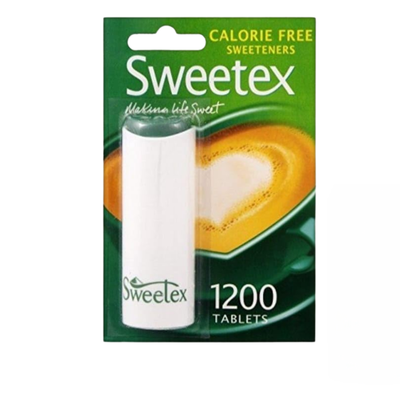 Sweetex Calorie Free Sugar Substitute Tablets, 1200 Count