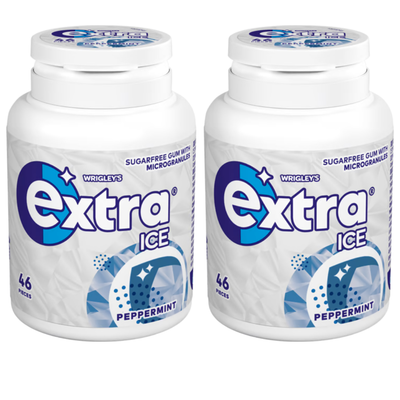 Wrigley’s Extra Ice Sugarfree Peppermint Gum – 2 Packs (46 Pieces Each) - product image 2