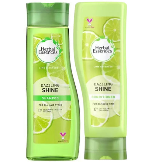 Herbal Essence Calamansi Shampoo and Conditioner for Women, Dazzling Shine for All Types of Hair, 400ml (Pack of 2)