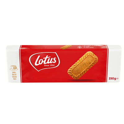 Lotus Caramel Biscuit Bundle – European-Style Coffee Cookie Treat – Caramelised Biscuits 250g (6-Pack)