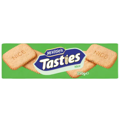 Mcvities Traditional Nice Biscuits 250g – Coconut-Flavored Biscuit Delight, Pack of 3