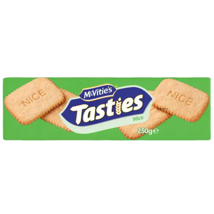 Mcvities Traditional Nice Biscuits 250g – Coconut-Flavored Biscuit Delight, Pack of 3