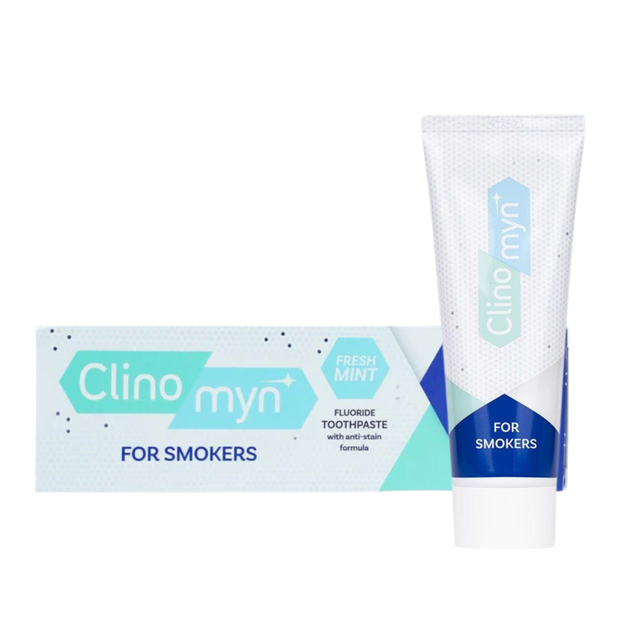Clinomyn Smokers’ Toothpaste Fresh Mint – 75ml Tubes (Pack of 2)