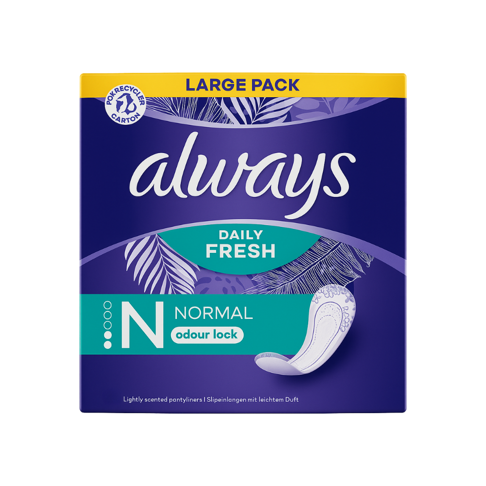 [new] Always Dailies Normal Pantyliners 46's, pack of 2