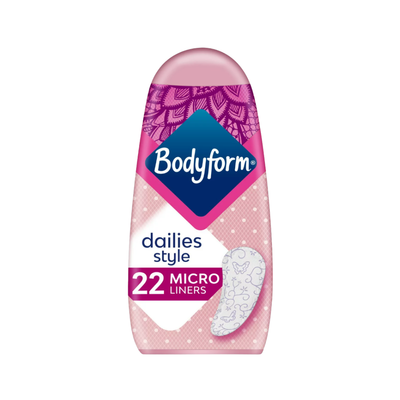 Bodyform Daily Style Micro Liners 22's