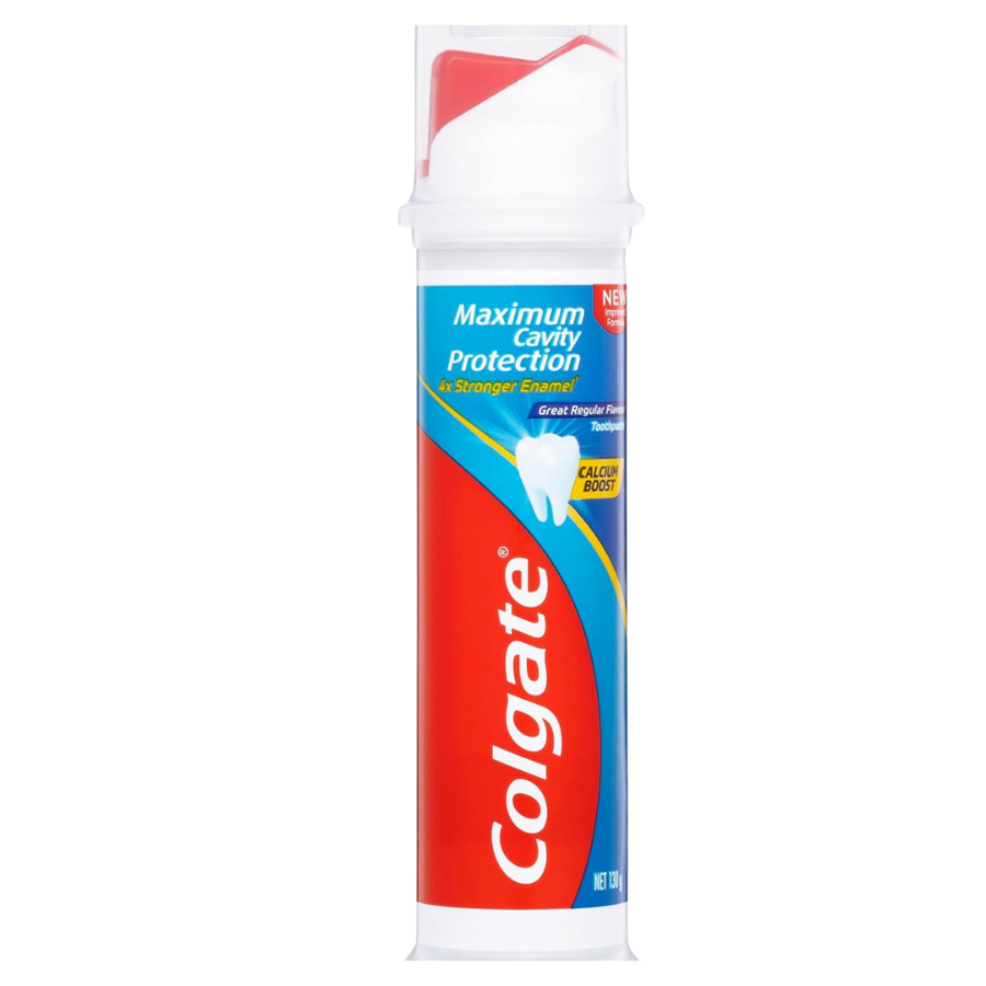 Colgate Toothpaste Cavity Protection Pump Bundle 100ml – Pack of 3 | Fluoride Formula for Strong Teeth & Fresh Breath