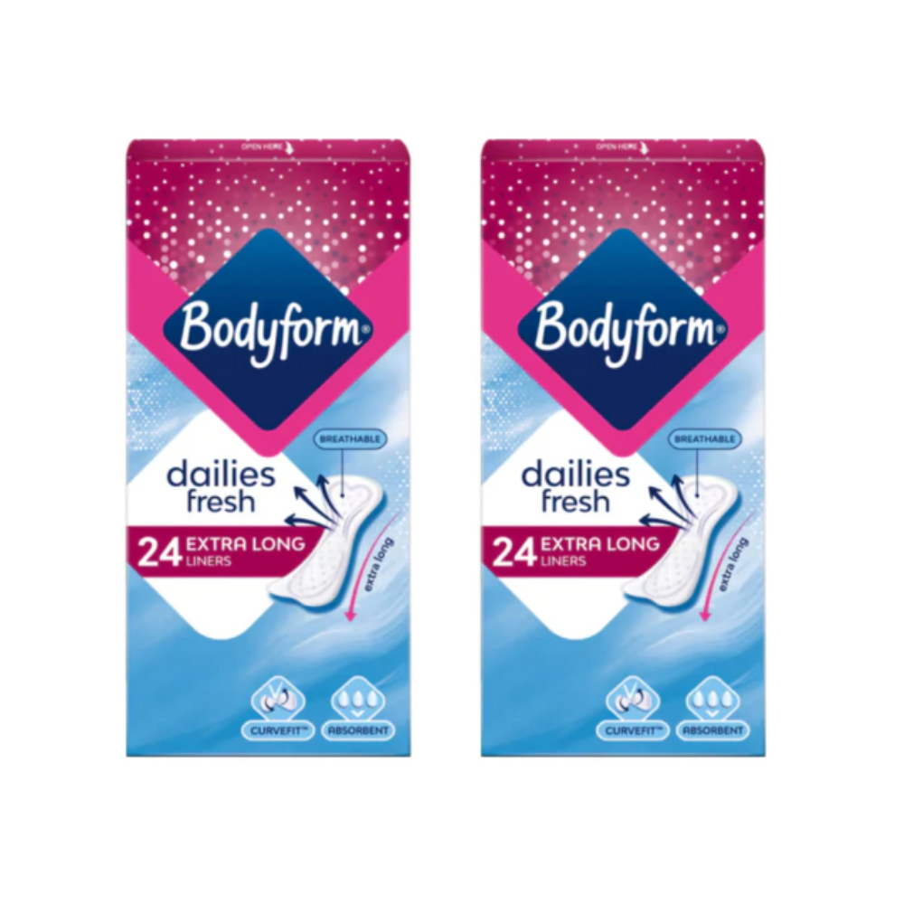 [new] Bodyform Dailies Fresh Extra Long 24 Sanitary Panty Liners