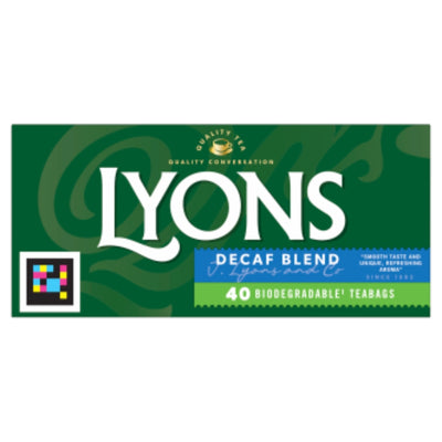 Lyons Decaf Tea Bags 40's 116g