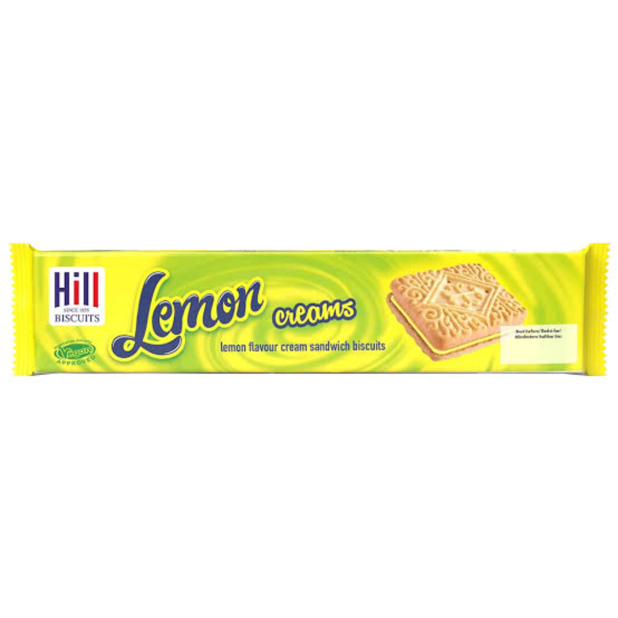 Hill's Lemon Creams 150g | Lemon Cream Biscuits