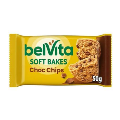 Belvita Soft Bakes Chocolate Chip 50g | Breakfast Biscuit