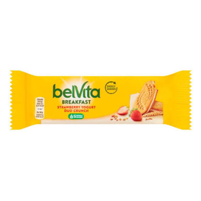 Belvita Duo Strawberry & Yogurt 50.6g | Filled Breakfast Biscuit